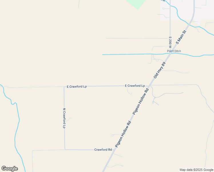 map of restaurants, bars, coffee shops, grocery stores, and more near 1100 South in Sanpete County