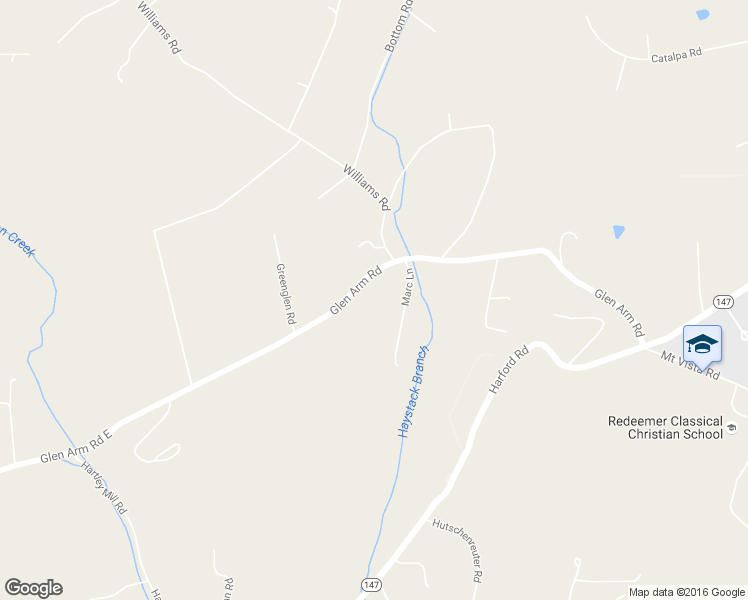 map of restaurants, bars, coffee shops, grocery stores, and more near 5909 Glen Arm Road in Glen Arm