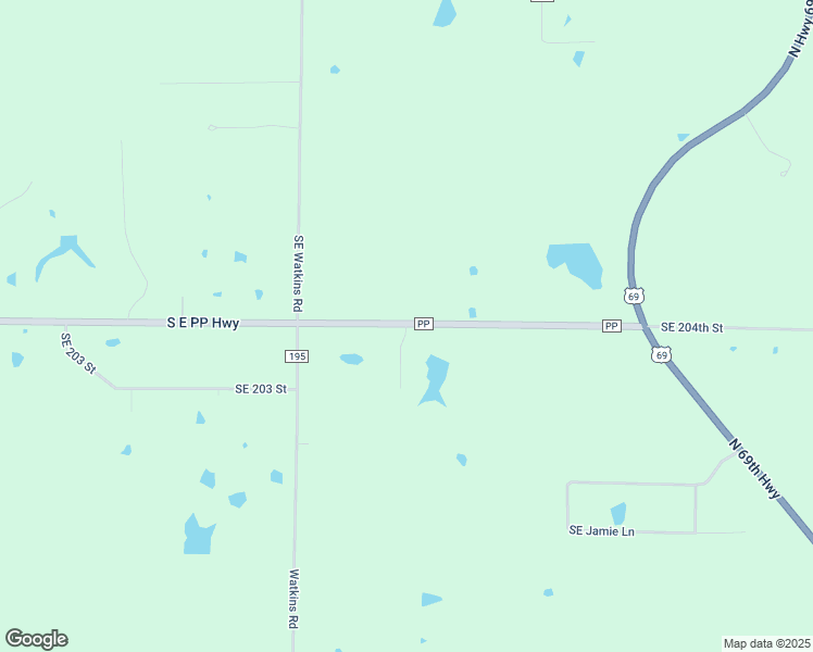 map of restaurants, bars, coffee shops, grocery stores, and more near 7611 Southeast Jeb Lane in Lawson