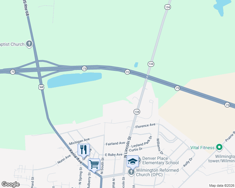 map of restaurants, bars, coffee shops, grocery stores, and more near in Wilmington