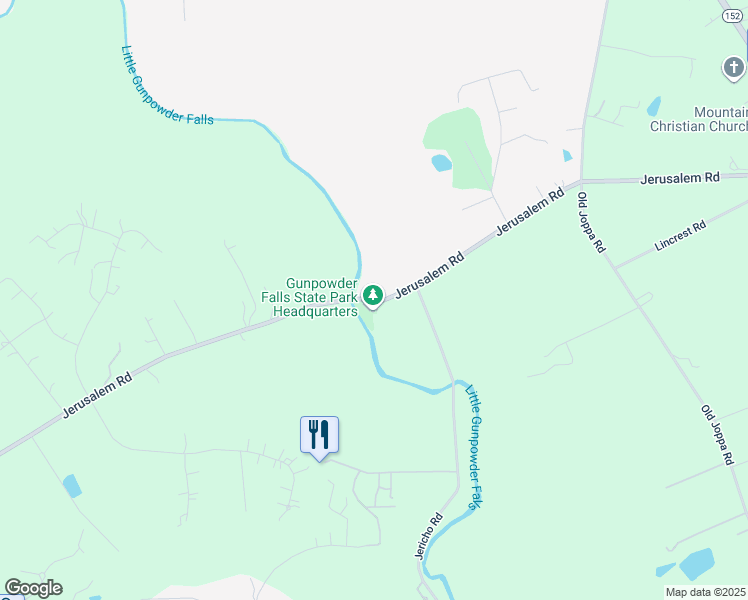 map of restaurants, bars, coffee shops, grocery stores, and more near 2813 Jerusalem Road in Kingsville