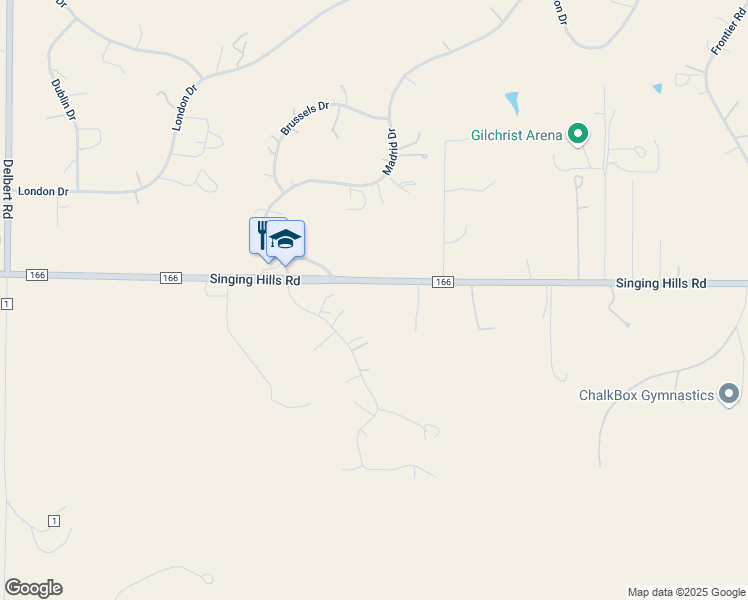 map of restaurants, bars, coffee shops, grocery stores, and more near 850 Singing Hills Road in Elizabeth