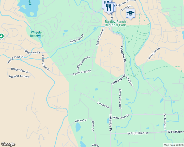 map of restaurants, bars, coffee shops, grocery stores, and more near 1895 Vintner Court in Reno