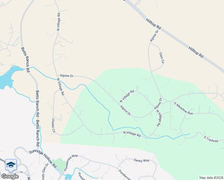 map of restaurants, bars, coffee shops, grocery stores, and more near 6559 Alpine Drive in Parker