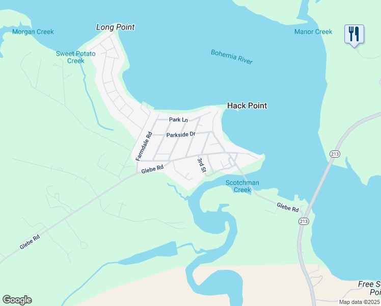 map of restaurants, bars, coffee shops, grocery stores, and more near in Cecil County