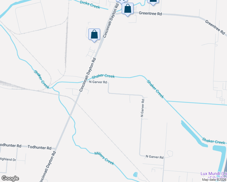 map of restaurants, bars, coffee shops, grocery stores, and more near 848 North Garver Road in Middletown