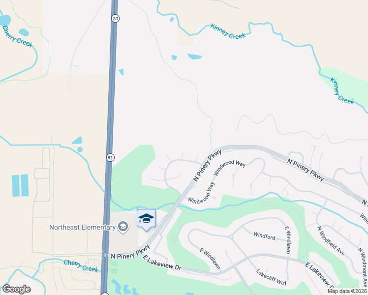 map of restaurants, bars, coffee shops, grocery stores, and more near 6956 Chestnut Court in Parker