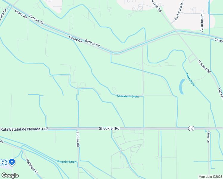 map of restaurants, bars, coffee shops, grocery stores, and more near 4433 Casey Road in Fallon