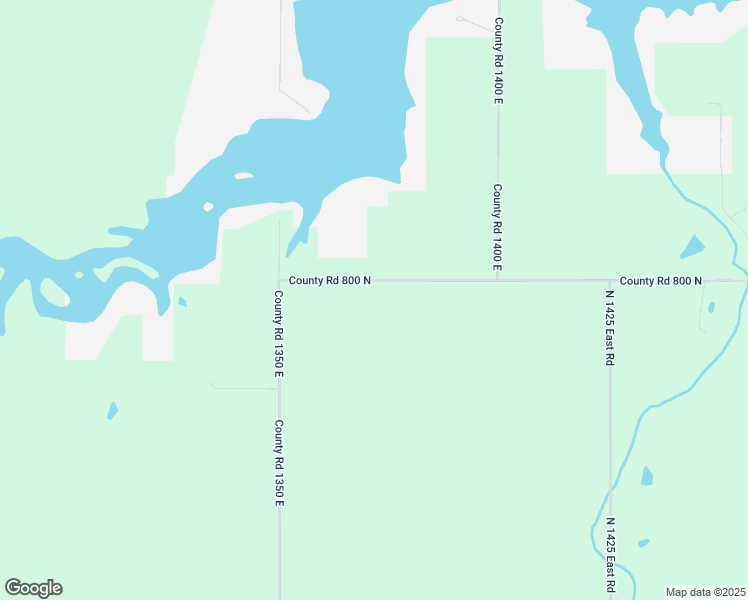 map of restaurants, bars, coffee shops, grocery stores, and more near 1372 East 800 North Road in Owaneco