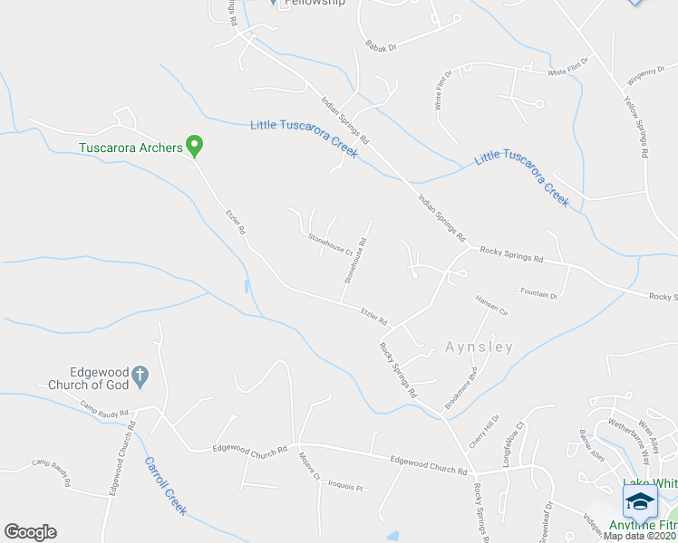 map of restaurants, bars, coffee shops, grocery stores, and more near 8404 Stonehouse Rd in Frederick