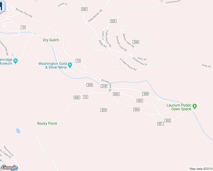map of restaurants, bars, coffee shops, grocery stores, and more near 201 Bunker Hill Lode Road in Breckenridge