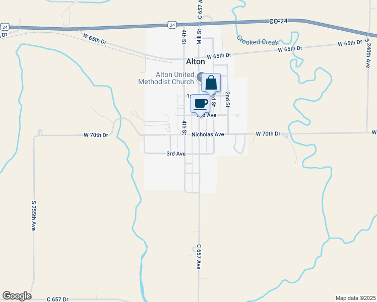 map of restaurants, bars, coffee shops, grocery stores, and more near 518 3rd Avenue in Alton