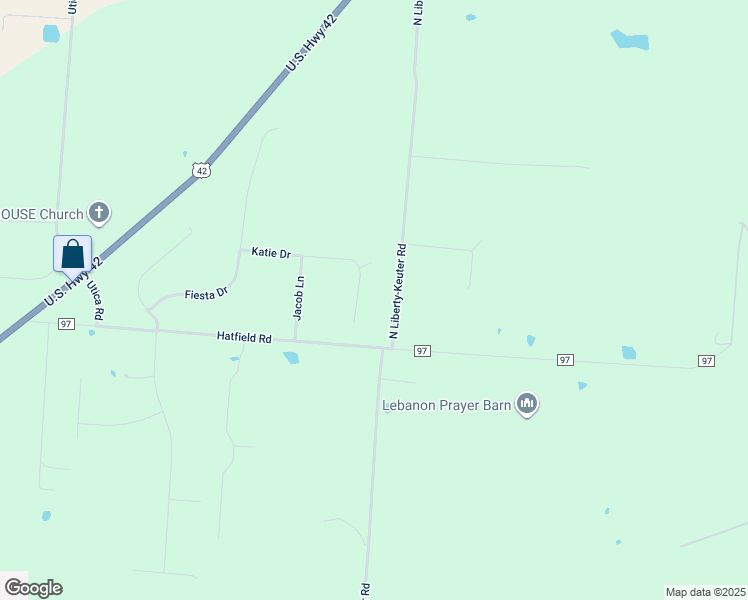 map of restaurants, bars, coffee shops, grocery stores, and more near 2736 Katie Dr in Lebanon