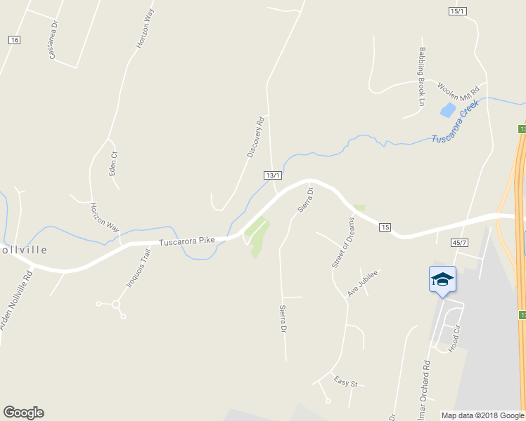 map of restaurants, bars, coffee shops, grocery stores, and more near 9364 Tuscarora Pike in Martinsburg