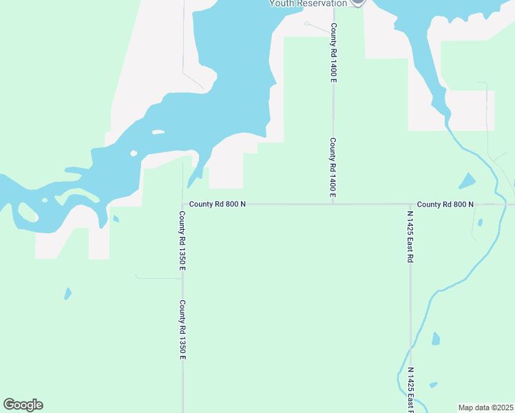 map of restaurants, bars, coffee shops, grocery stores, and more near 1372 East 800 North Road in Owaneco