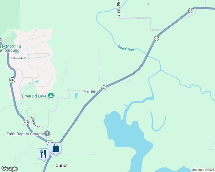 map of restaurants, bars, coffee shops, grocery stores, and more near 4300 Almond Road in Cloverdale