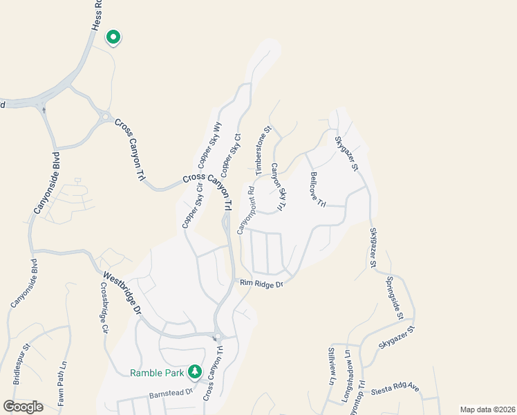 map of restaurants, bars, coffee shops, grocery stores, and more near Canyon Sky Point in Castle Rock