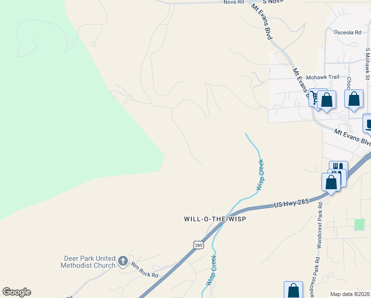 map of restaurants, bars, coffee shops, grocery stores, and more near 251 Diamond Drive in Pine