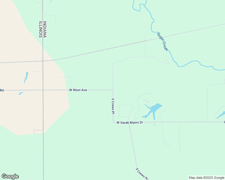 map of restaurants, bars, coffee shops, grocery stores, and more near 6800 West West Avenue in West Terre Haute