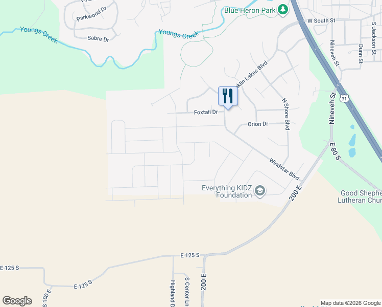 map of restaurants, bars, coffee shops, grocery stores, and more near 883 Scorpio Court in Franklin