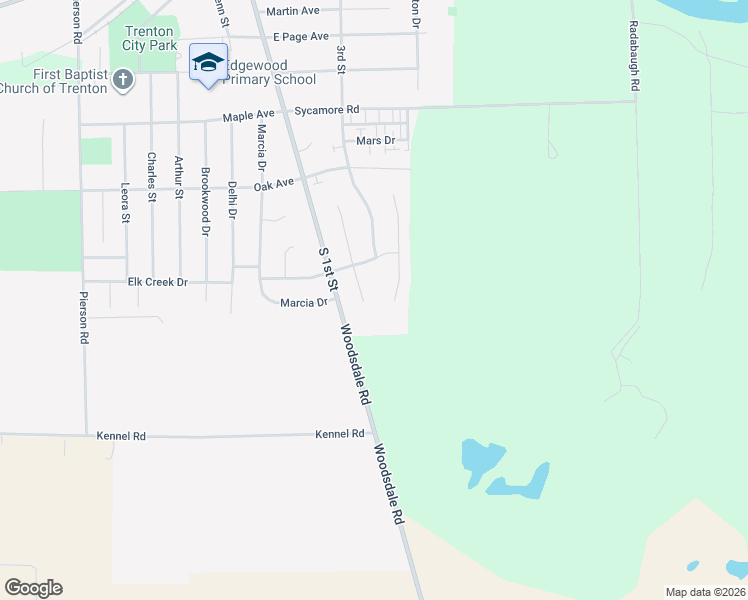 map of restaurants, bars, coffee shops, grocery stores, and more near 214 Day Place in Trenton