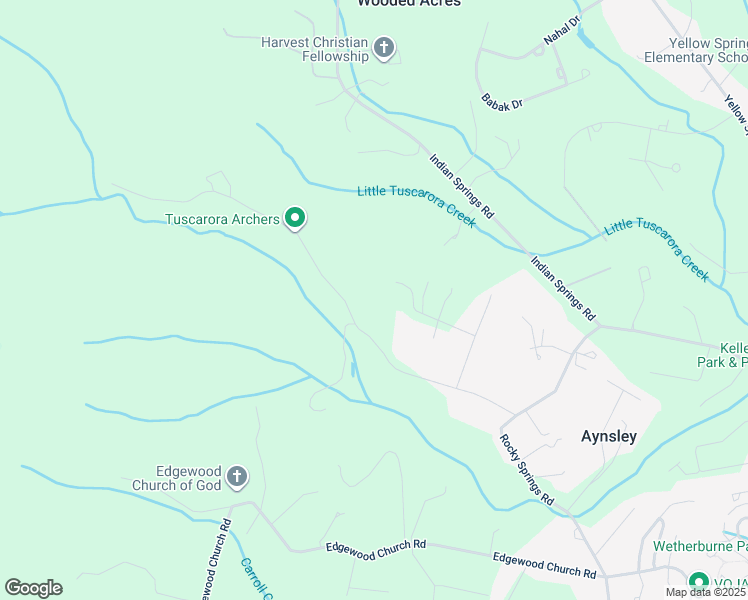 map of restaurants, bars, coffee shops, grocery stores, and more near 5708 Etzler Road in Frederick