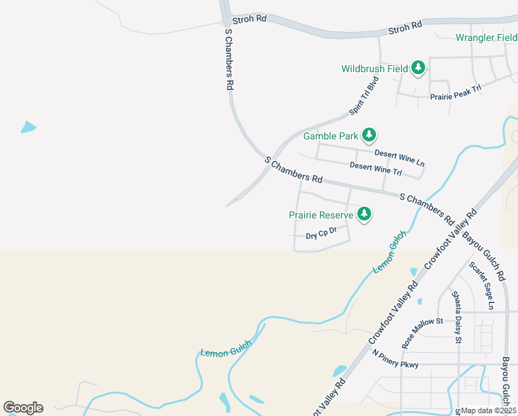 map of restaurants, bars, coffee shops, grocery stores, and more near 6237 North Crowfoot Valley Road in Parker