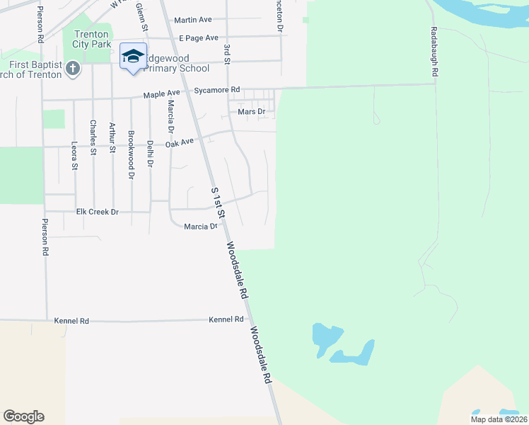 map of restaurants, bars, coffee shops, grocery stores, and more near 214 Day Place in Trenton