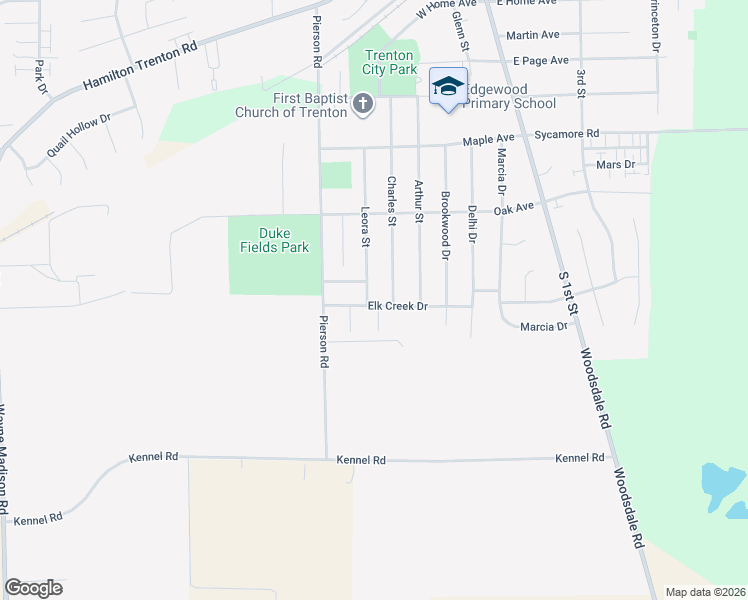 map of restaurants, bars, coffee shops, grocery stores, and more near 921 Charles Street in Trenton