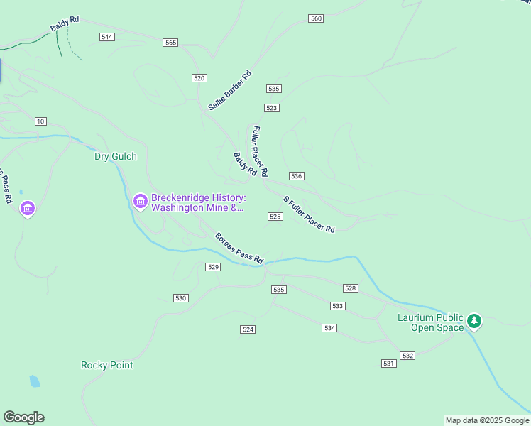 map of restaurants, bars, coffee shops, grocery stores, and more near 109 Club House Road in Silverthorne