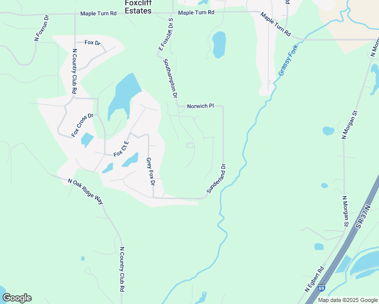 map of restaurants, bars, coffee shops, grocery stores, and more near 2820 Southampton Drive in Martinsville