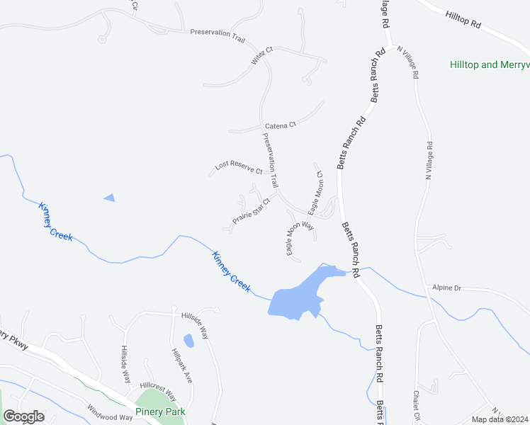 map of restaurants, bars, coffee shops, grocery stores, and more near 7300 Prairie Star Court in Parker