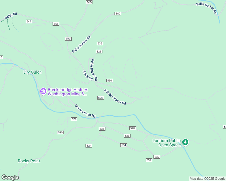 map of restaurants, bars, coffee shops, grocery stores, and more near 53 Colorado Way in Breckenridge