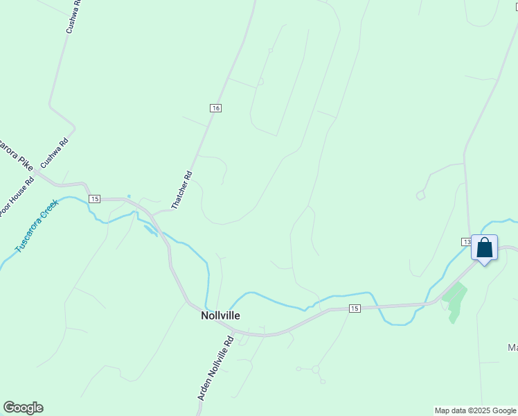 map of restaurants, bars, coffee shops, grocery stores, and more near Legume Drive in Martinsburg