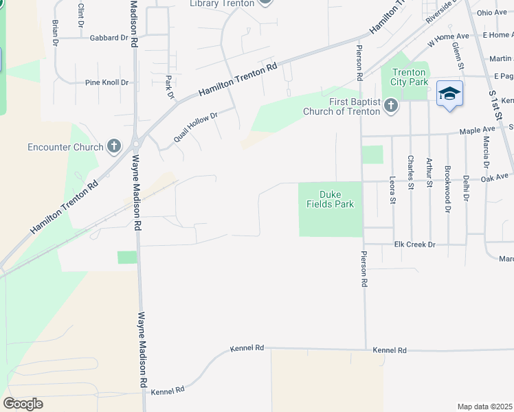 map of restaurants, bars, coffee shops, grocery stores, and more near in Trenton