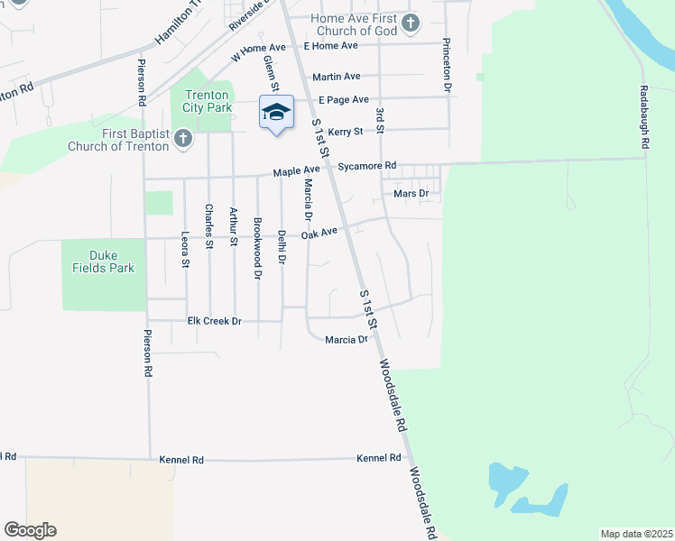 map of restaurants, bars, coffee shops, grocery stores, and more near 4 Jupiter Court in Trenton