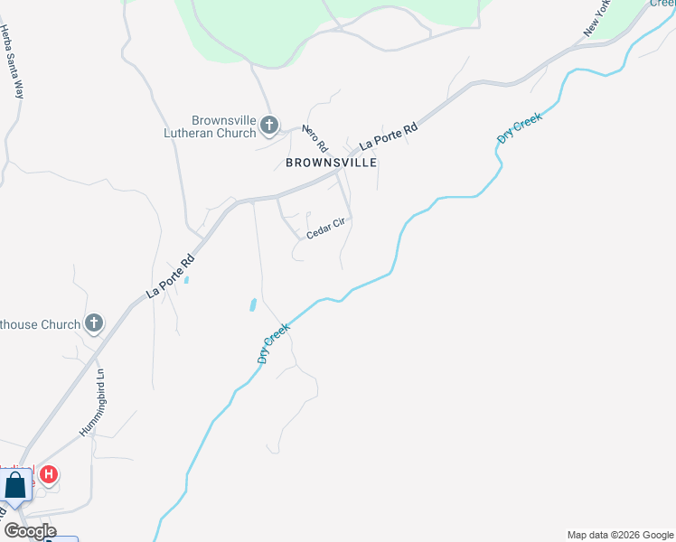 map of restaurants, bars, coffee shops, grocery stores, and more near 17537 Black Oak in Challenge-Brownsville