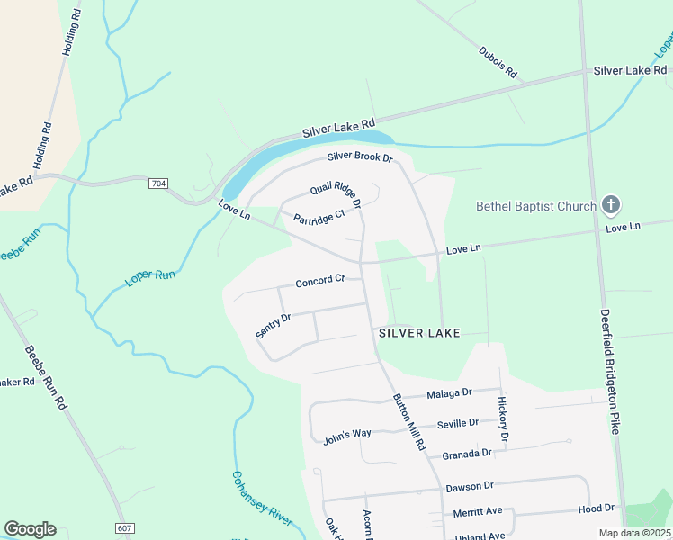 map of restaurants, bars, coffee shops, grocery stores, and more near 4 Concord Court in Bridgeton