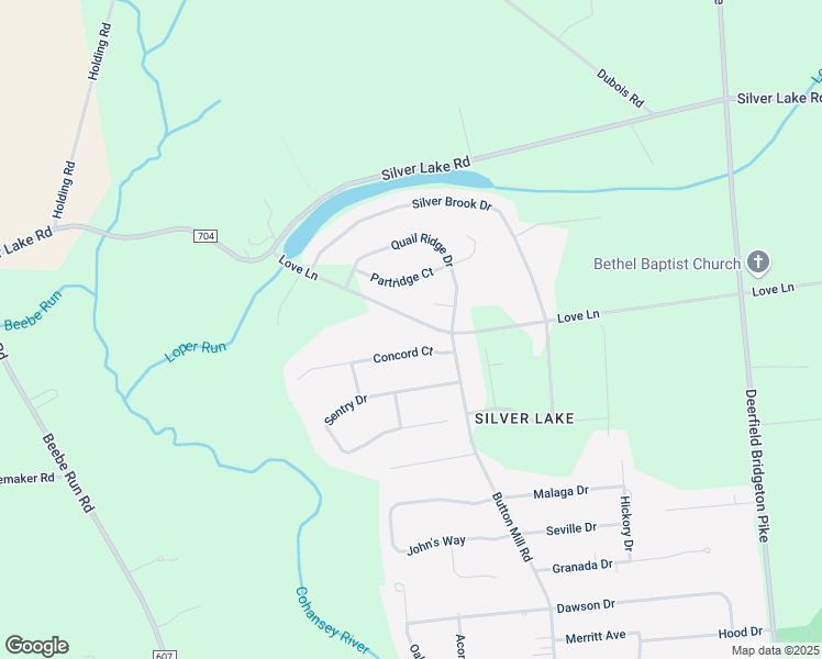 map of restaurants, bars, coffee shops, grocery stores, and more near 4 Concord Court in Bridgeton