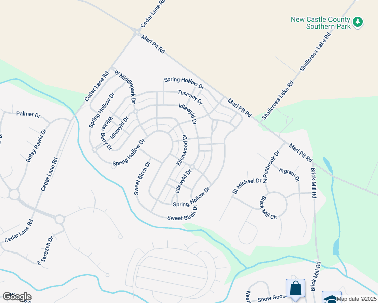map of restaurants, bars, coffee shops, grocery stores, and more near 346 Ellenwood Drive in Middletown