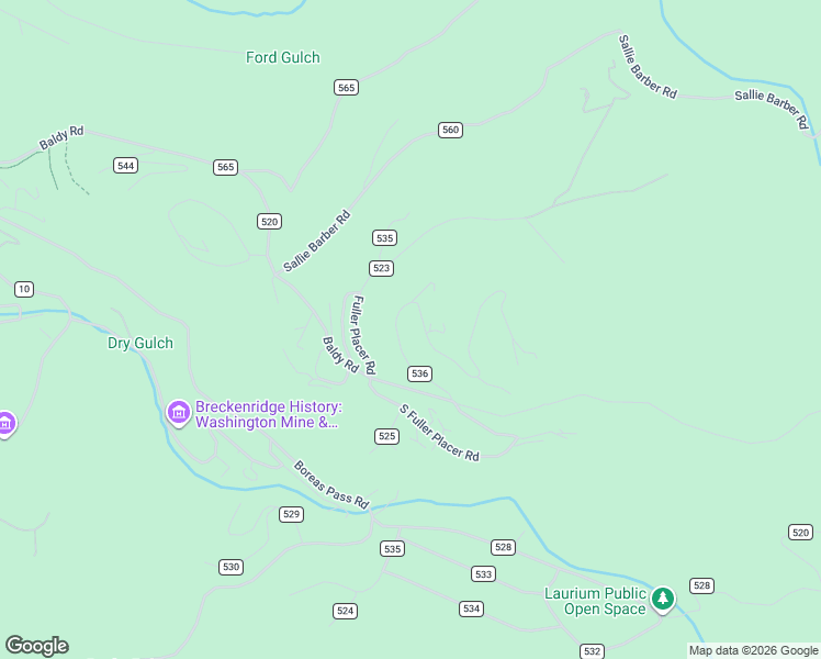 map of restaurants, bars, coffee shops, grocery stores, and more near 192 Emmett Lode Road in Breckenridge