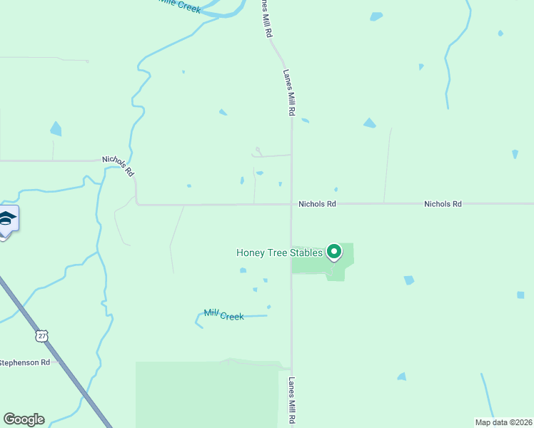 map of restaurants, bars, coffee shops, grocery stores, and more near 3863 Nichols Road in Oxford