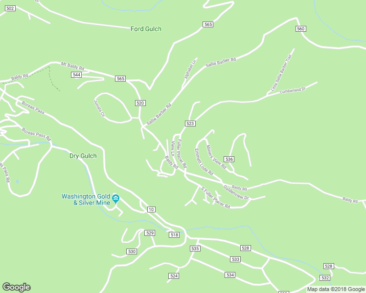 map of restaurants, bars, coffee shops, grocery stores, and more near 112 Fuller Placer Road in Breckenridge