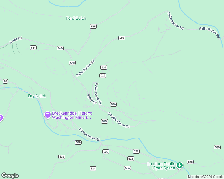 map of restaurants, bars, coffee shops, grocery stores, and more near 192 Emmett Lode Road in Breckenridge