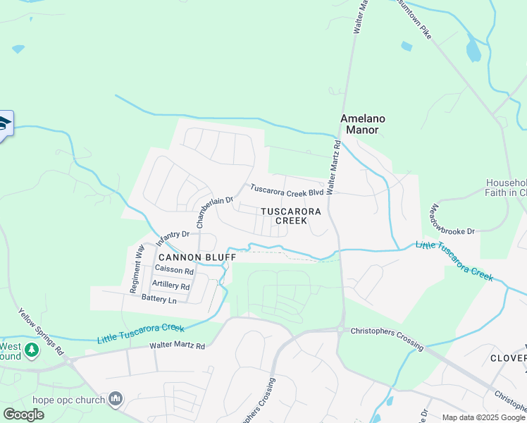 map of restaurants, bars, coffee shops, grocery stores, and more near 1125 Lawler Drive in Frederick