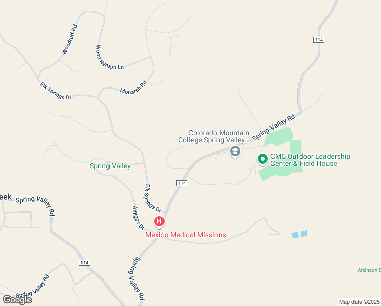 map of restaurants, bars, coffee shops, grocery stores, and more near 228 Auburn Ridge Lane in Glenwood Springs