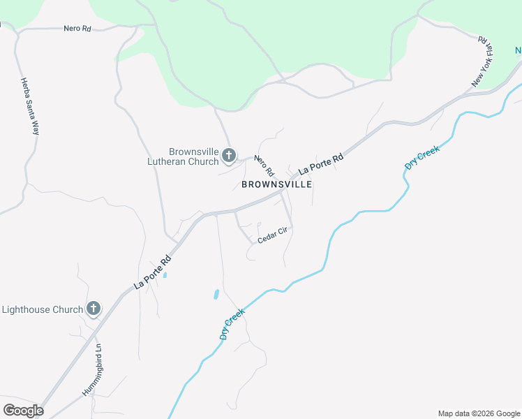 map of restaurants, bars, coffee shops, grocery stores, and more near 9067 La Porte Road in Challenge-Brownsville