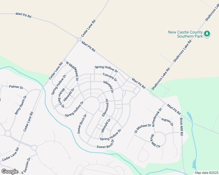 map of restaurants, bars, coffee shops, grocery stores, and more near 757 Idlewyld Drive in Middletown
