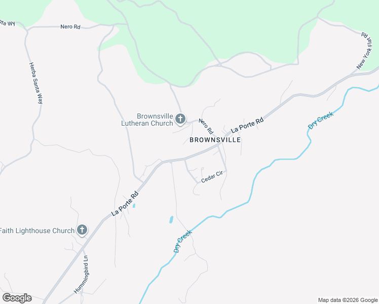 map of restaurants, bars, coffee shops, grocery stores, and more near 9067 La Porte Road in Challenge-Brownsville