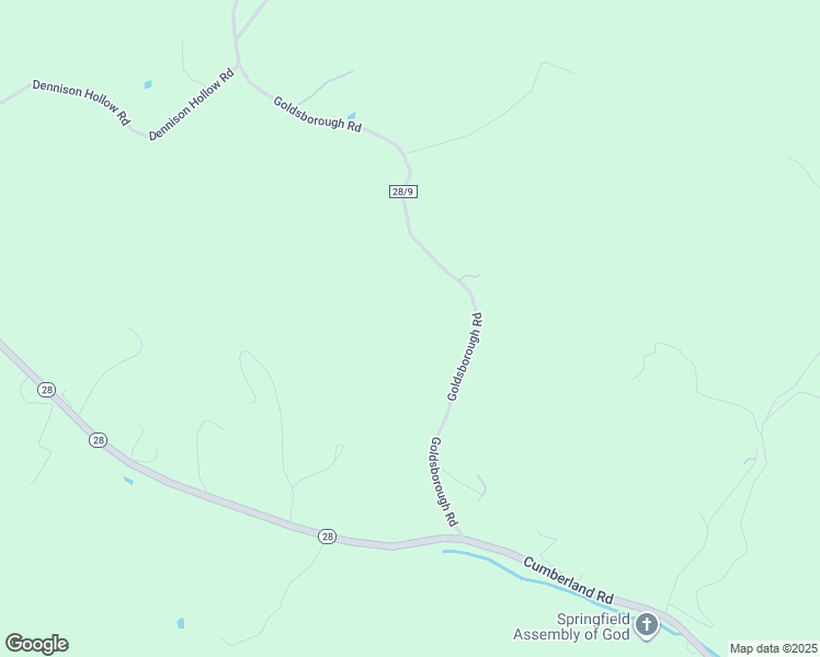 map of restaurants, bars, coffee shops, grocery stores, and more near 355 Goldsborough Road in Springfield